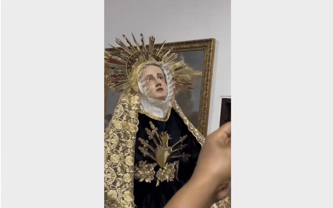Reports of Virgin Mary statue ‘shedding tears’ days before Pope’s death but don’t be deceived